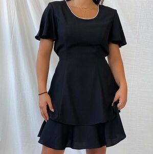 Randi May Collection Black Short Sleeve Dress